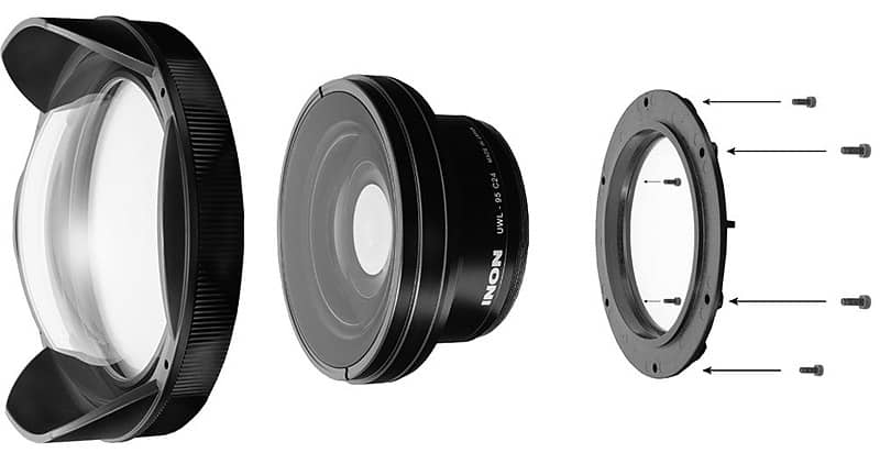 la instalación de la Dome lens Unit es sencilla y puede hacerla el usuario